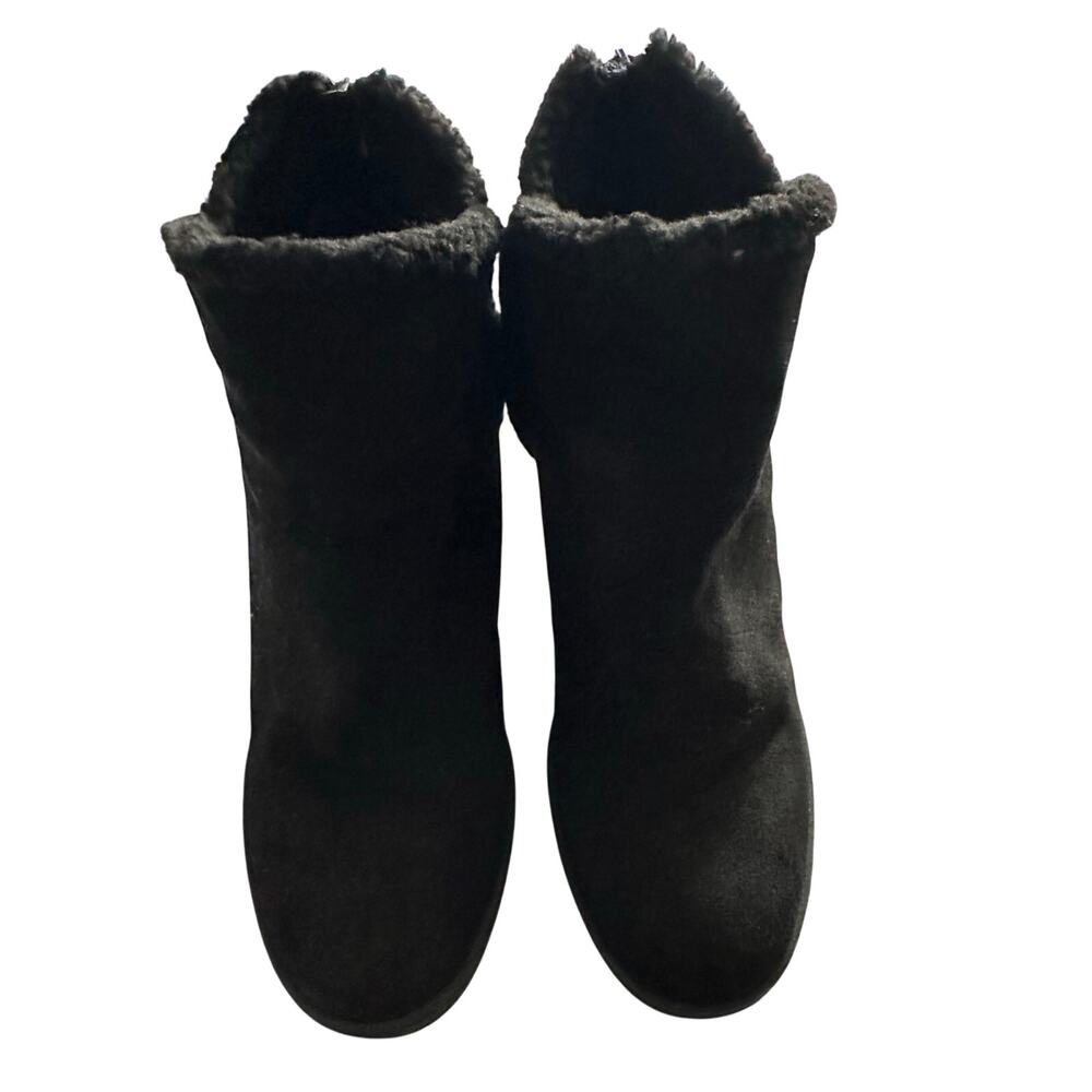 Aquatalia Ankle Wedge Faux FurWaterproof Booties- Size 11